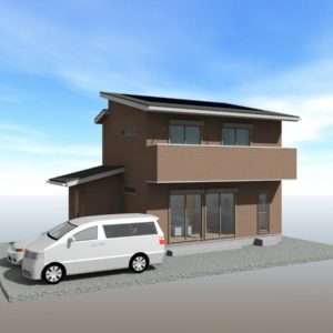 高知市朝倉本町2丁目 新築住宅（南） 【耐震等級3（証明書付き）】