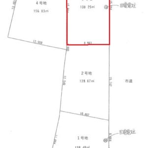 高知市鴨部 土地 【3号地/鴨田小学校まで徒歩3分】