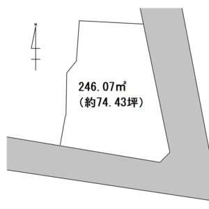 高知市岩ケ淵 土地 【角地で開放感あり】